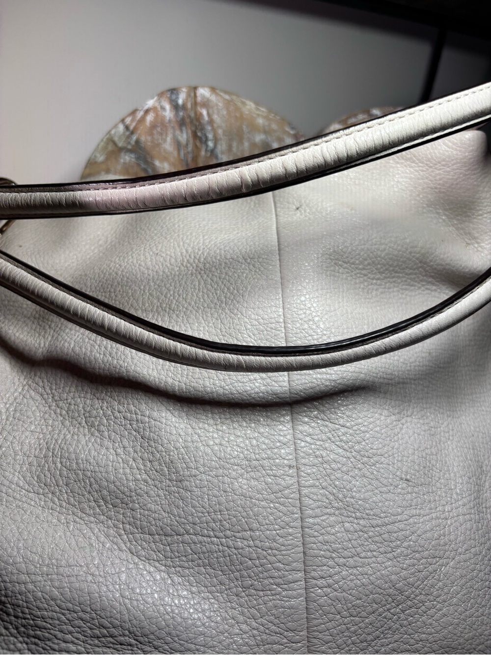 Coach Madison Soft Leather Shoulder Bag in Cream - Picture 2 of 8